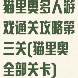 猫里奥多人游戏通关攻略第三关(猫里奥全部关卡)