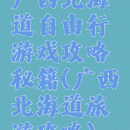 广西北海道自由行游戏攻略秘籍(广西北海道旅游攻略)